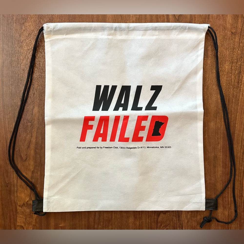 Minnesota Tim Walz Failed Back Pack RARE